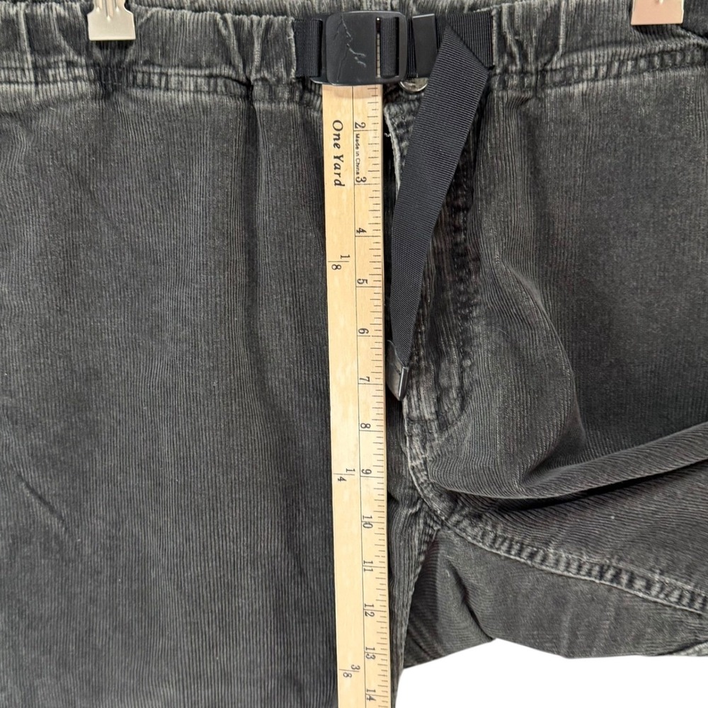 Gramicci Corduroy Pants Mens L Gray Belted Tapered Outdoor Hiking Gorpcore Climb - Picture 8 of 15